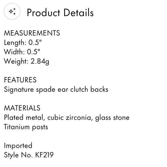 $68 Kate Spade Like Magic Sun And Moon Studs - Picture 6 of 8